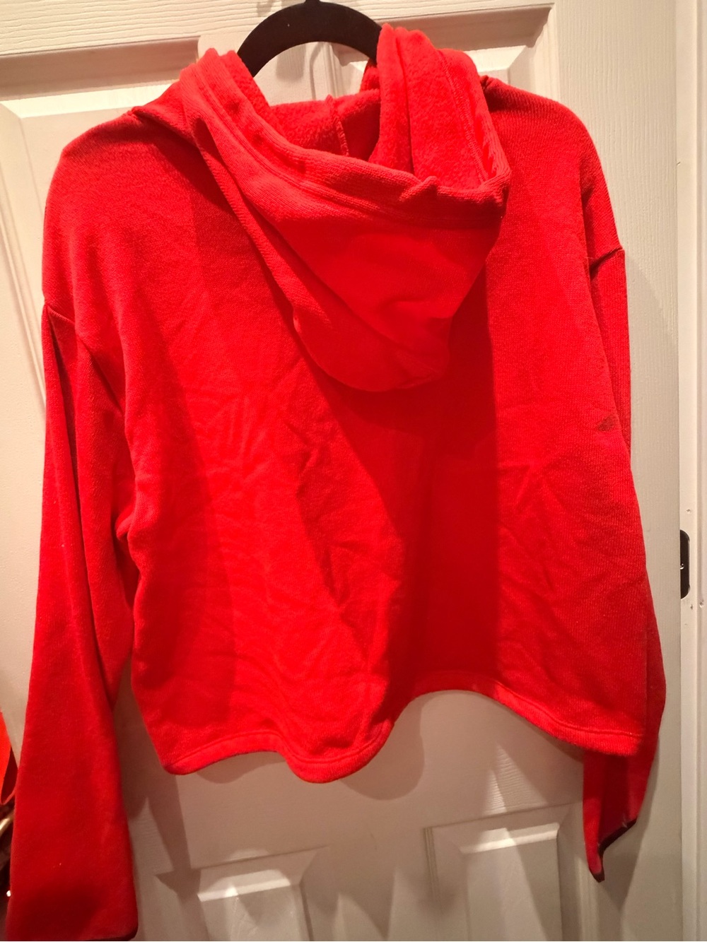 PINK Victoria's Secret Red Hooded Pullover Sweater - Picture 4 of 4